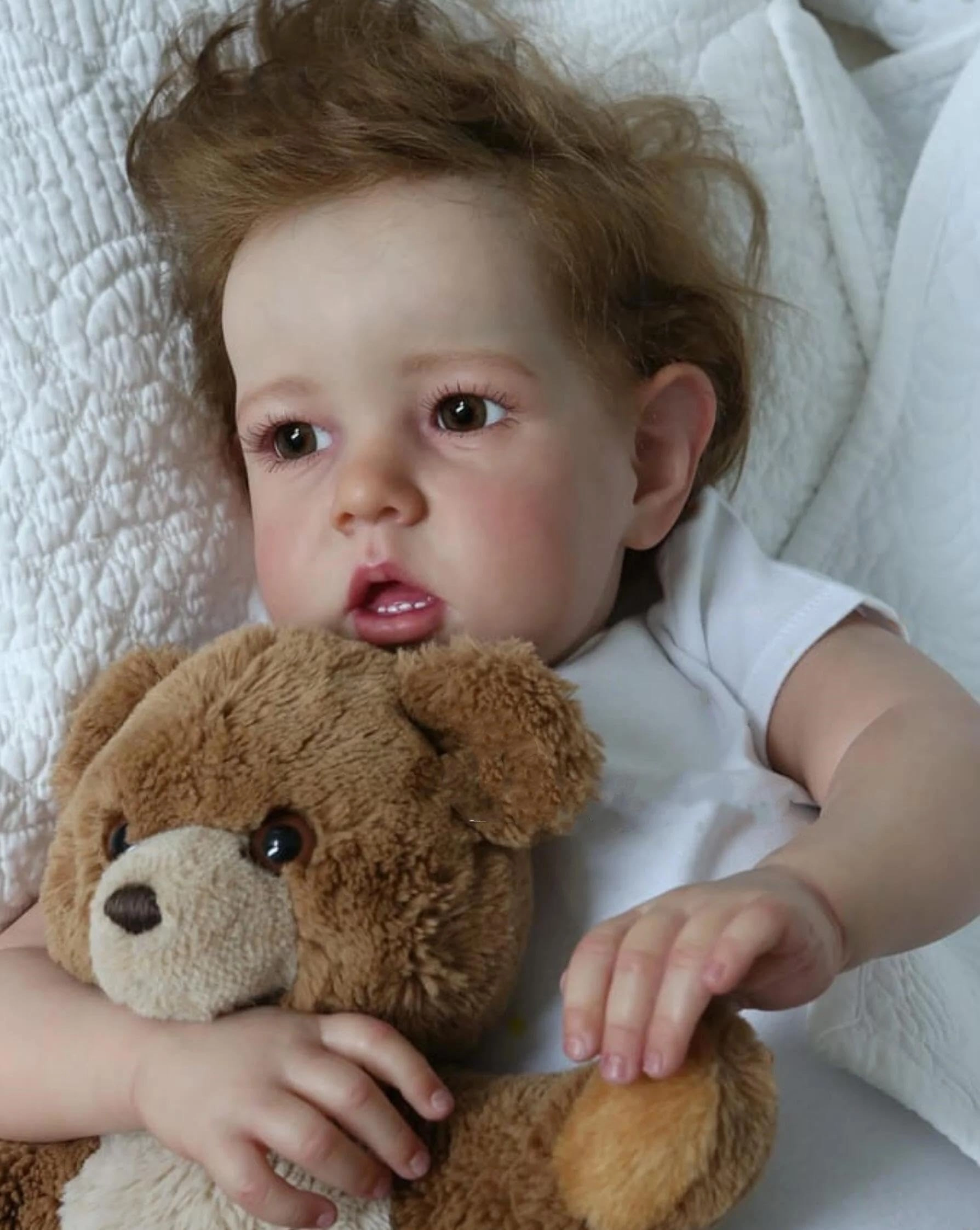 Liam Reborn Baby Doll - 20 inch Vinyl Boy Blonde Hair Ages 3+