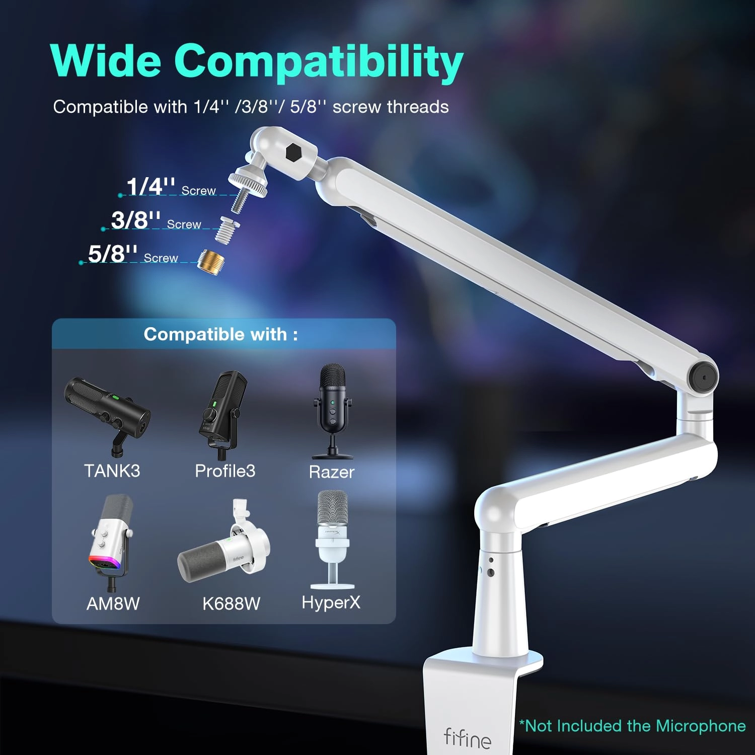 BM88 - Low Profile Adjustable Boom Arm