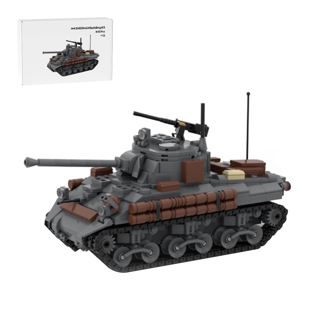 WOWOBONTOY M4SHERMAN - American Military 854pcs