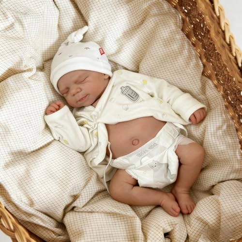 Reborn Baby Doll - 18 Inch Full Silicone Vinyl Boy