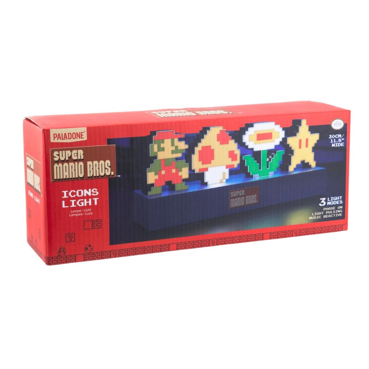 Super Mario Bros Icons Light - Lighting & Clocks cool blue base