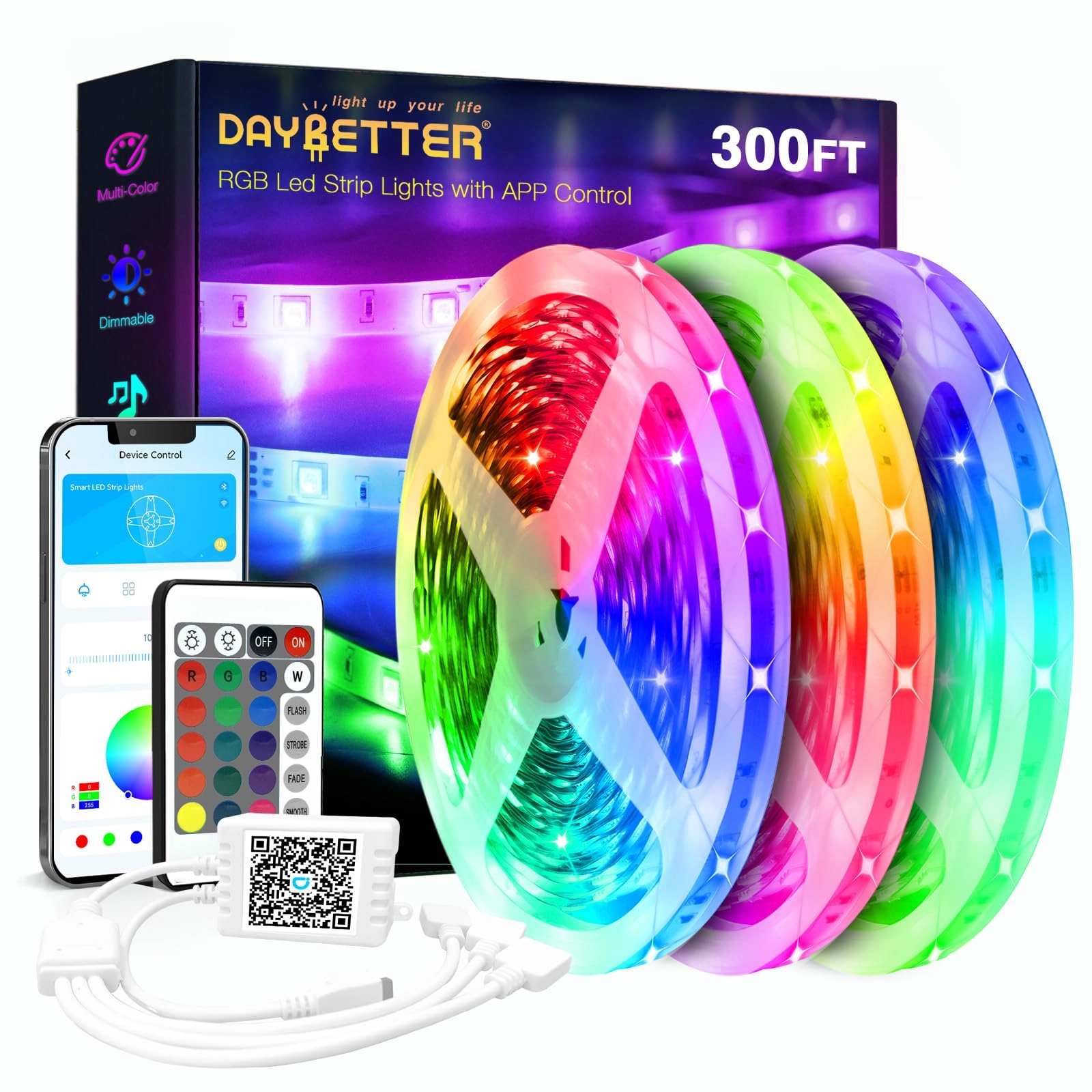 daybetter Led Strip Lights - 300 ft