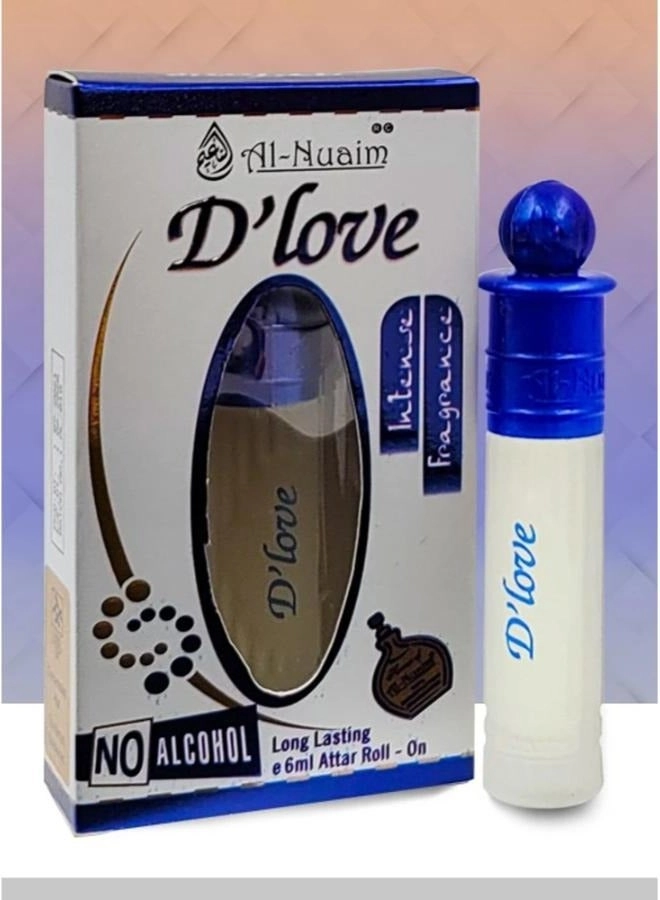 Al-Nuaim D'Love Attar Eau de Parfum - 6 ml