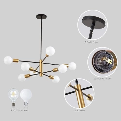 Modern Chandelier - Dimmable