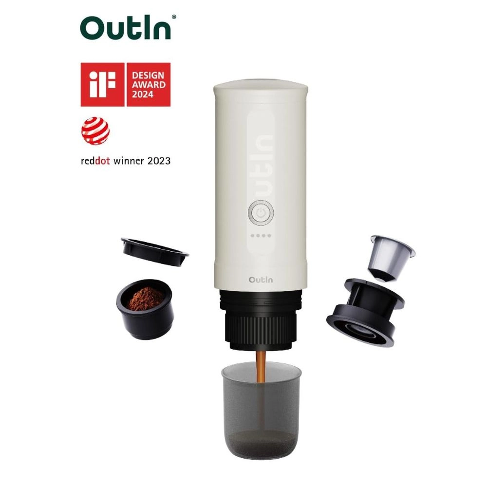 Nano Portable Espresso Machine - ground coffee and coffee capsules