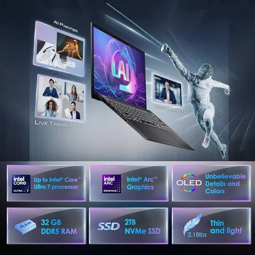 Prestige 13 AI+ Evo A2VMG-019US - 13.3'' Core Ultra 7-258V 32GB DDR5 2TB SSD