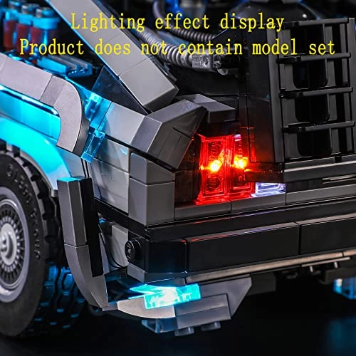 LED Light Kit Back to The Future Time Machine for LEGO 10300