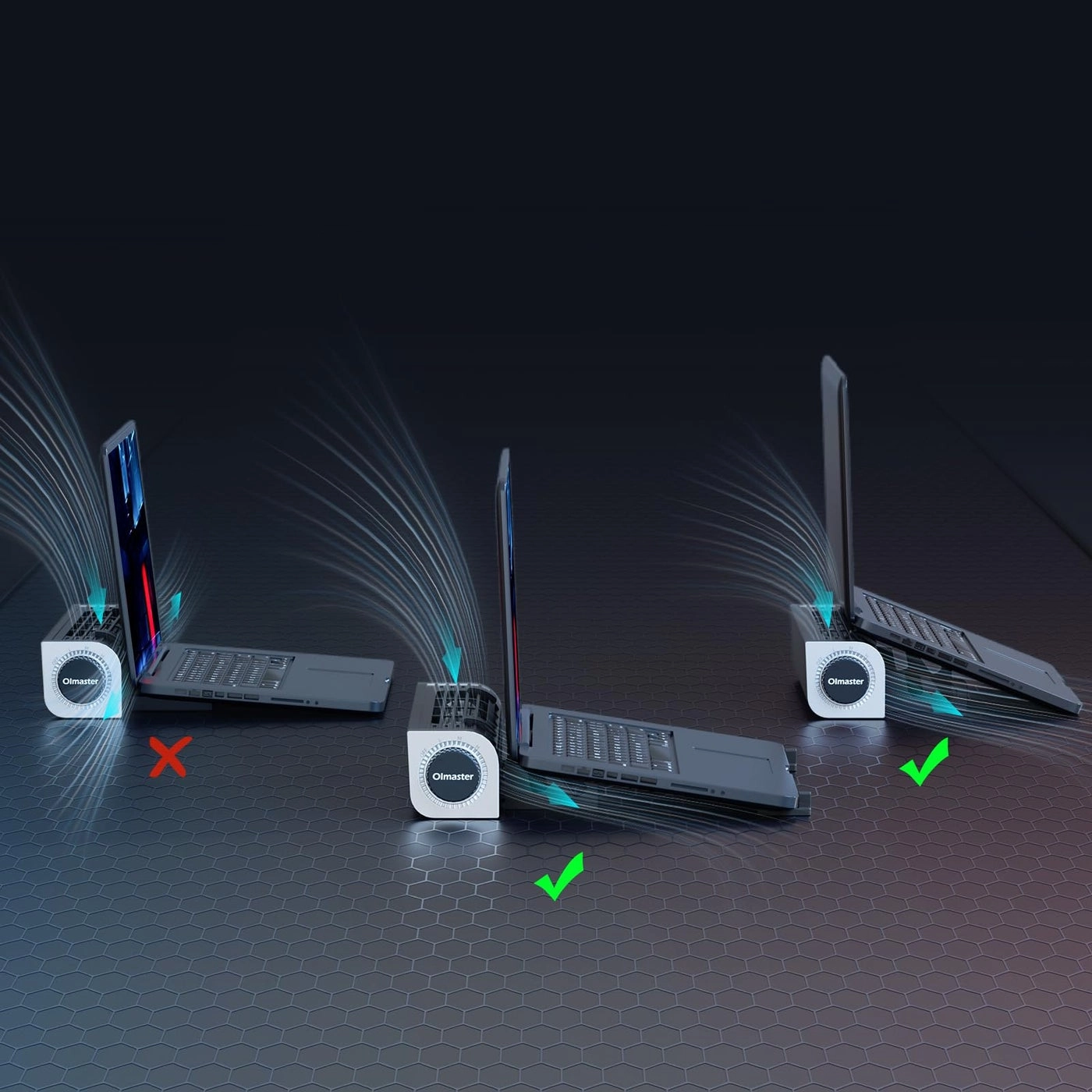 Laptop Cooling Pad - Adjustable Stand 3-Speed