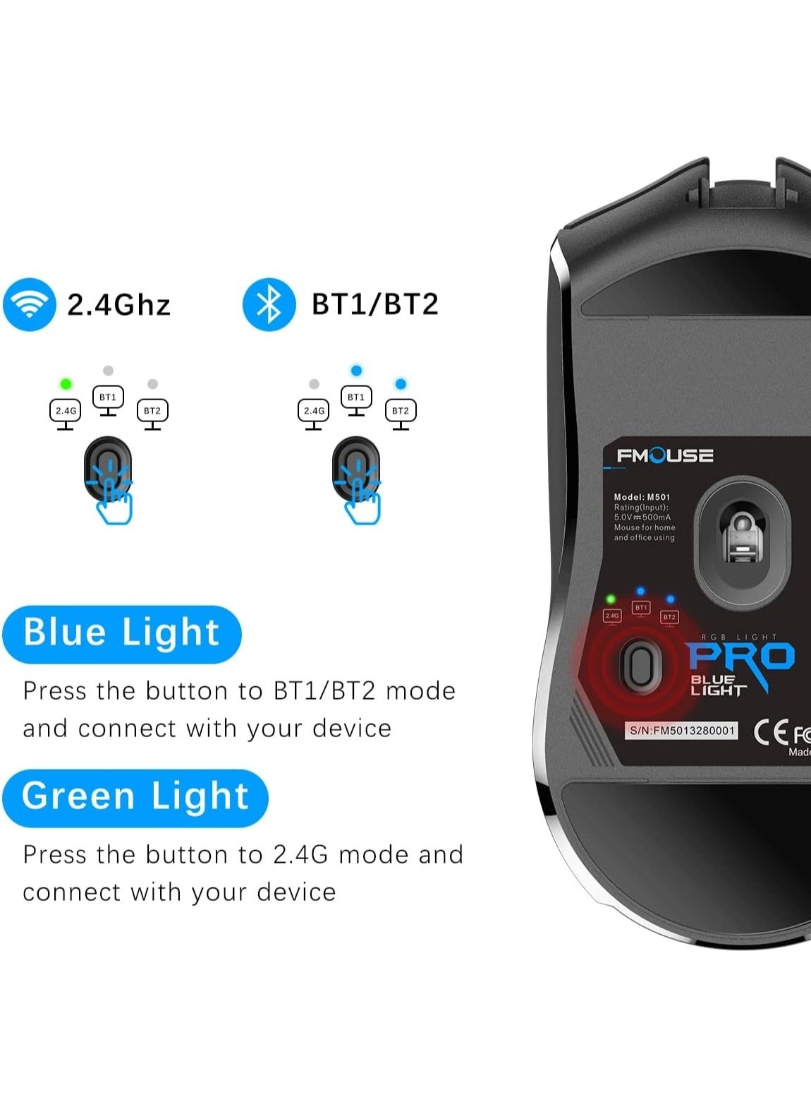 Ergonomic Mouse - Wireless