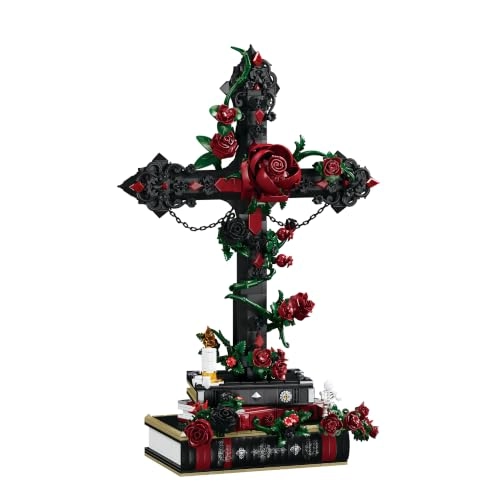 Gothic Rose Cross - 1349 Pieces