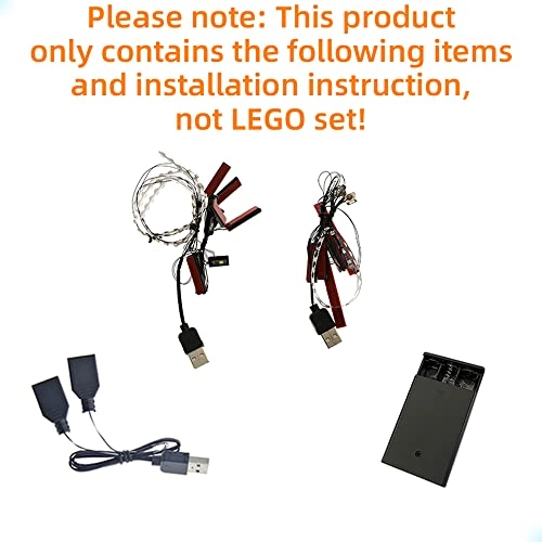 LED Light Kit for LEGO Ferrari Daytona SP3 42143 - Metal 4.5-5V
