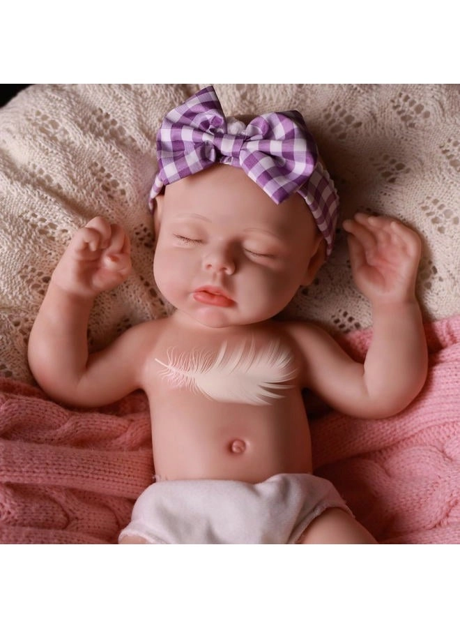 Lucy Reborn Baby Doll - 16Inch Silicone Poseable Smiling Ages 3+