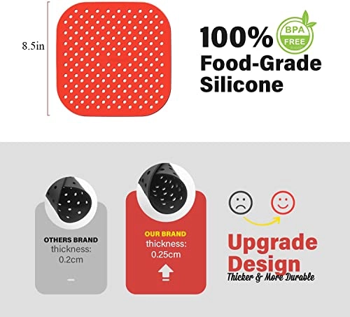 Silicone Air Fryer Liners - 2 piece(s)