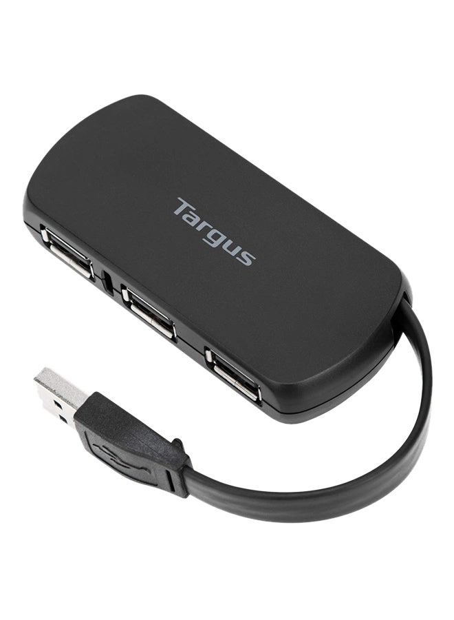 USB Hub - 4-Port 2.0 Black