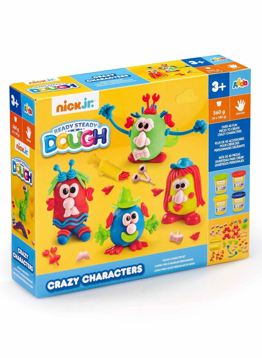 Nick Junior Crazy Characters Play Dough - 3+ years over 40 pieces