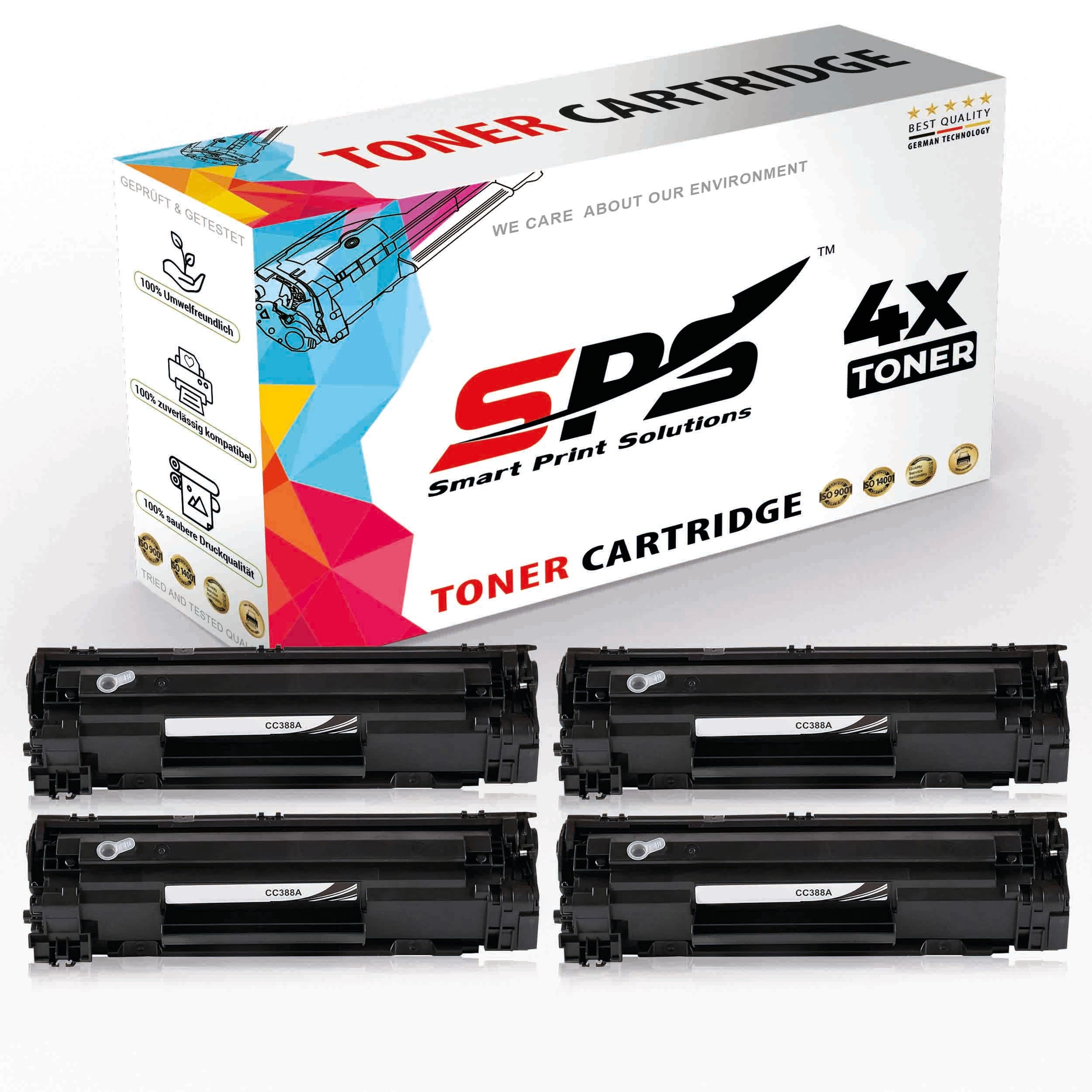 smart print solutions llc CC388A 88A - 1,500 Pages 4x Black