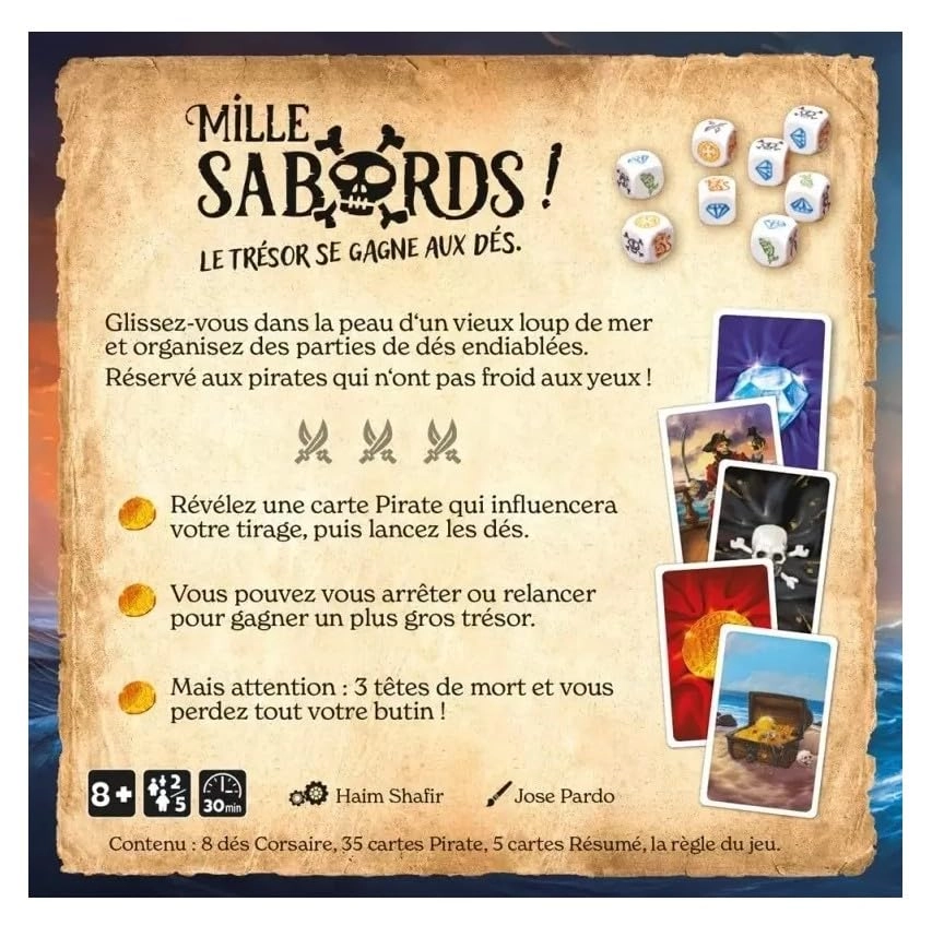 Pickomino + Mille Sabords + Bottle Opener (French)