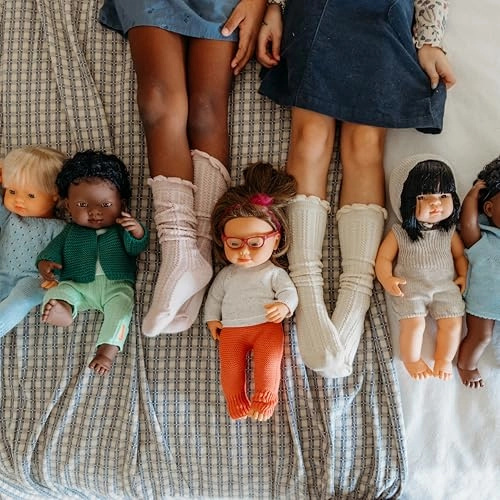 Baby Doll with Down Syndrome - 38 cm Vinyl with Glasses