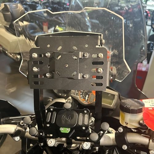 Multi-function Bracket Windshield Fairing Kit - FOR 450 Scrambler 2024 2023 Black Handlebar Mount