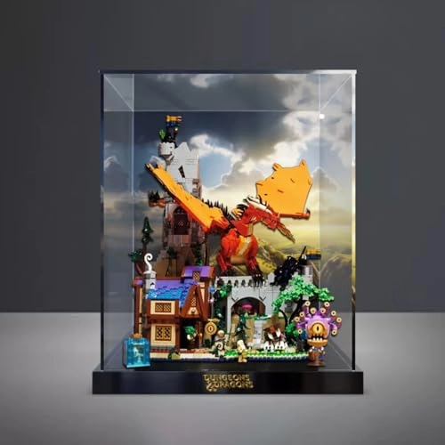 LEGO Figures Display Box (21348) - Dungeons & Dr-agons: Red Dr-agon's Tale