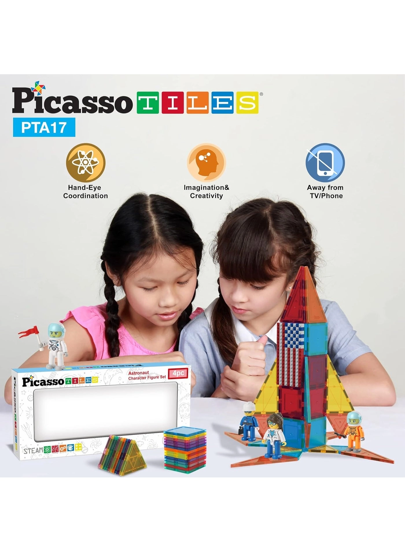 PTA17 - Astronaut 4 pcs