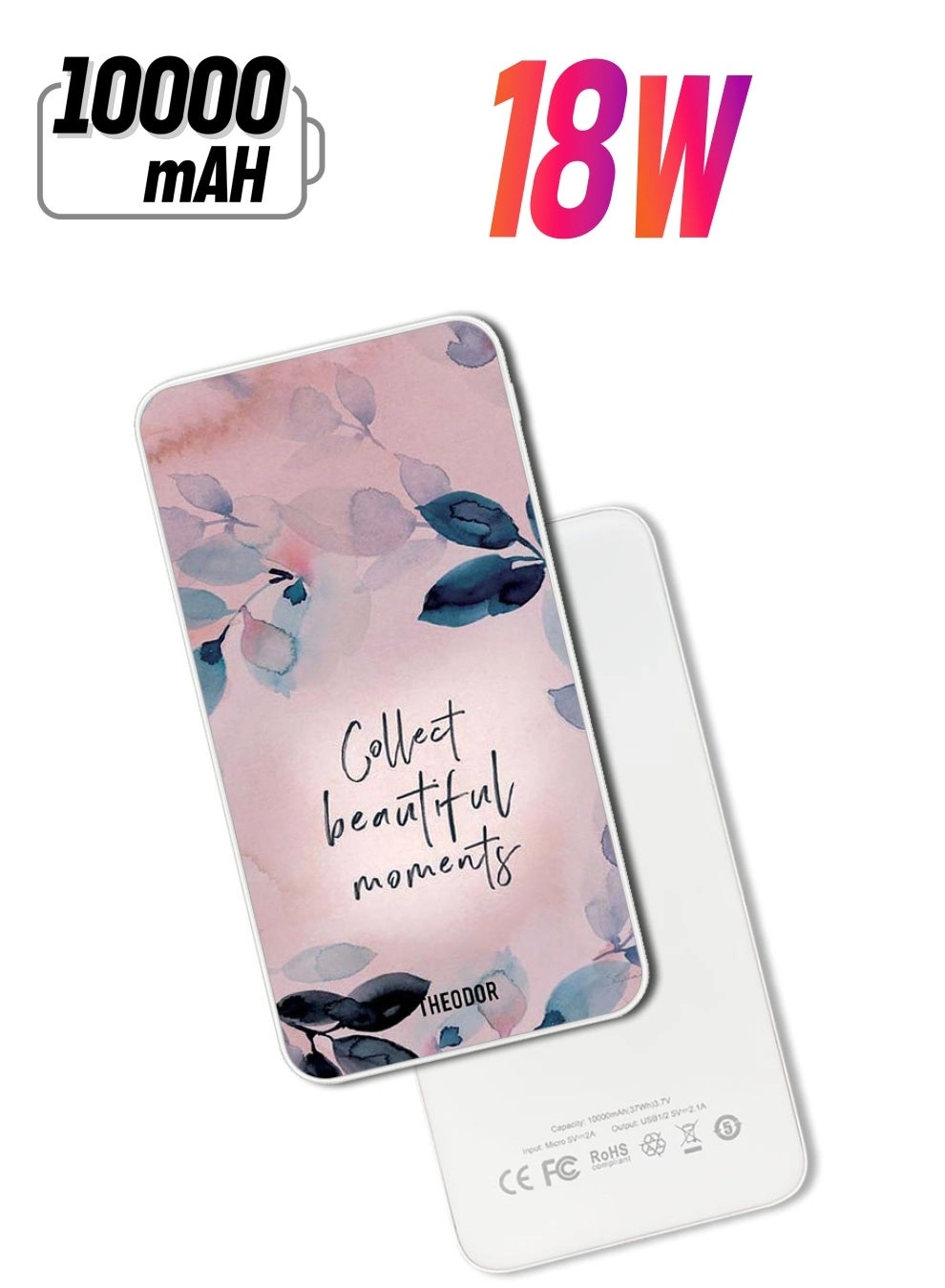 EX_PPBA096 - 10000 mAh 18W PD Quick Charging 3.0