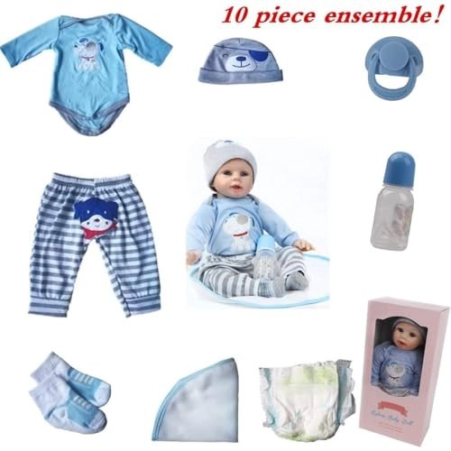 Reborn Baby Doll - 22 Inches / 55 cm Silicone Ages 3+