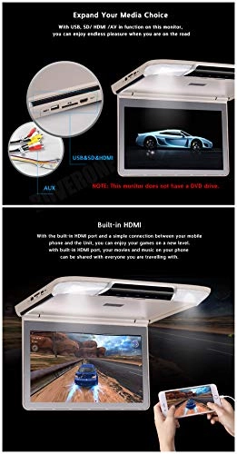 Flip Down Unit - 13.3 Inches