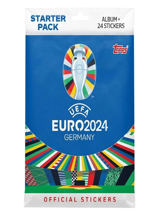 Official Euro 2024 Sticker Collection - Starter Pack - 24pcs