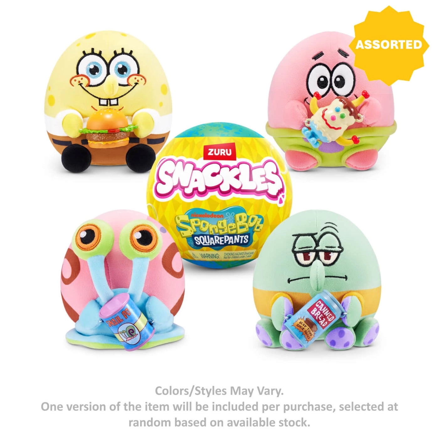 SpongeBob SquarePants Plush Toy Capsule 12.7 cm Plush Assorted