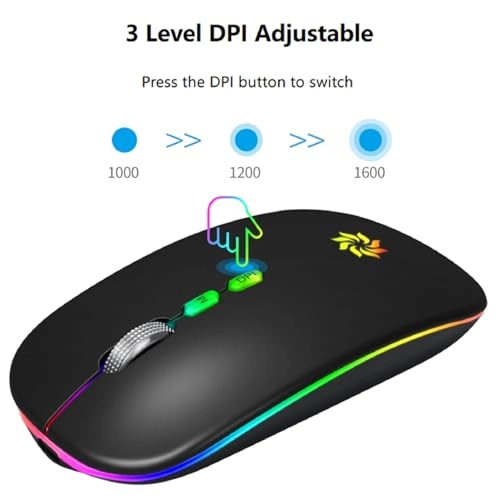 Slim Silent Mouse - Wireless