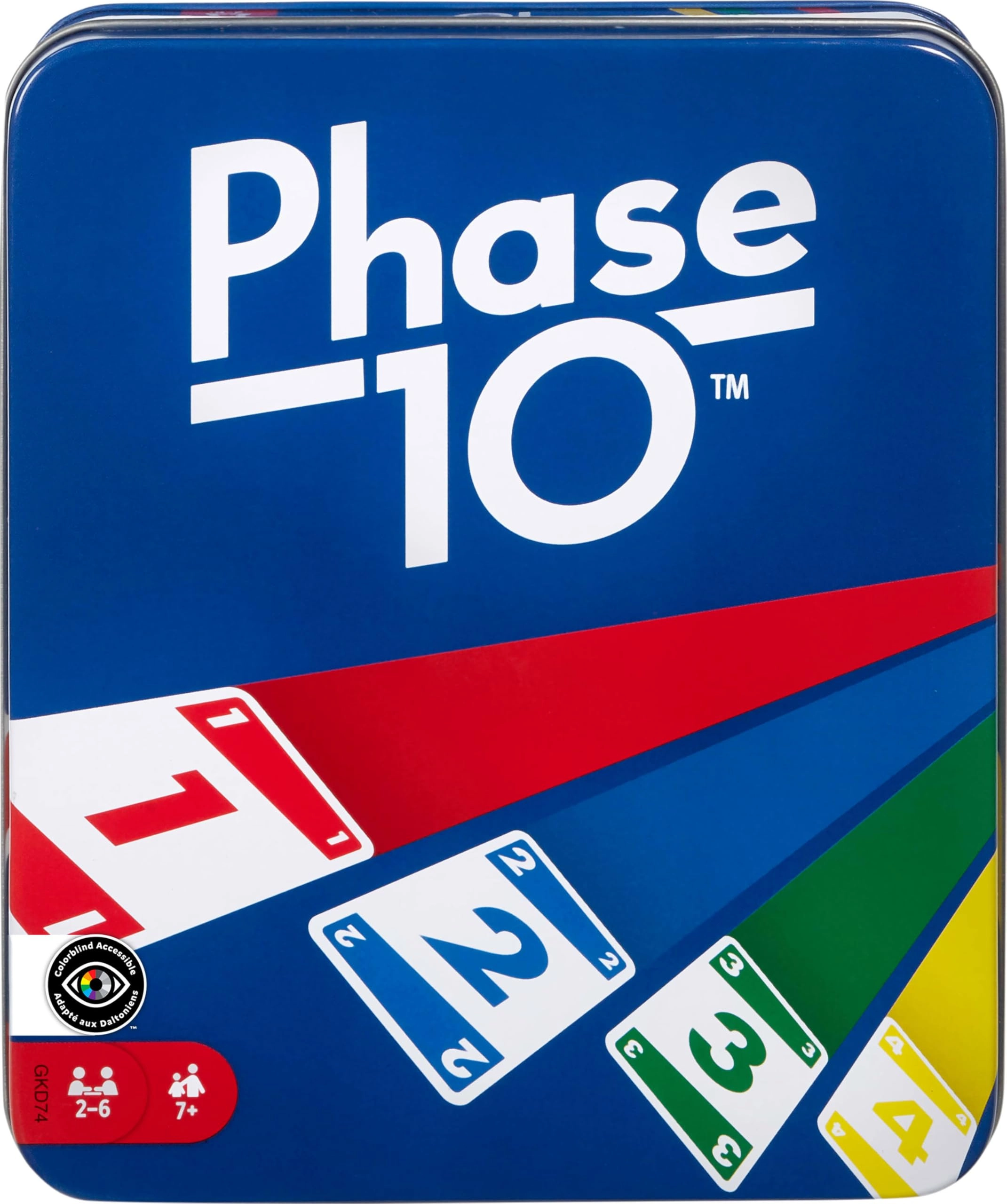 Mattel Games Phase 10: Tin - Card Game