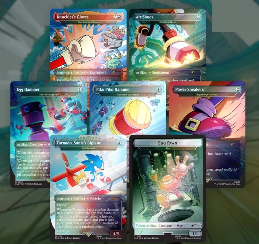 MTG Decks & More Secret Lair x Sonic: Turbo Gear - Foil Edition