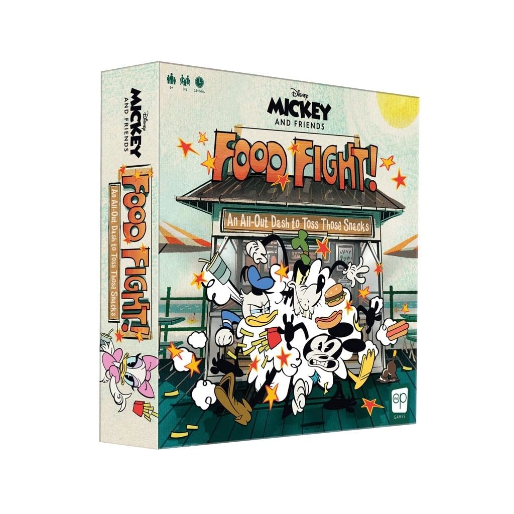 USAopoly Mickey and Friends Food Fight - Family Dice Game