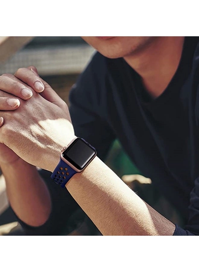 3 Pack Breathable Watch Band for Apple Watch - 38mm/40mm/41mm/42mm/44mm/45mm/49mm