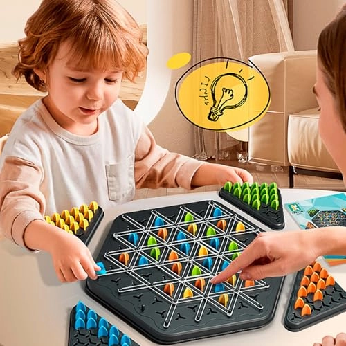 Chain Triangle Chess - Rubber Band Educational