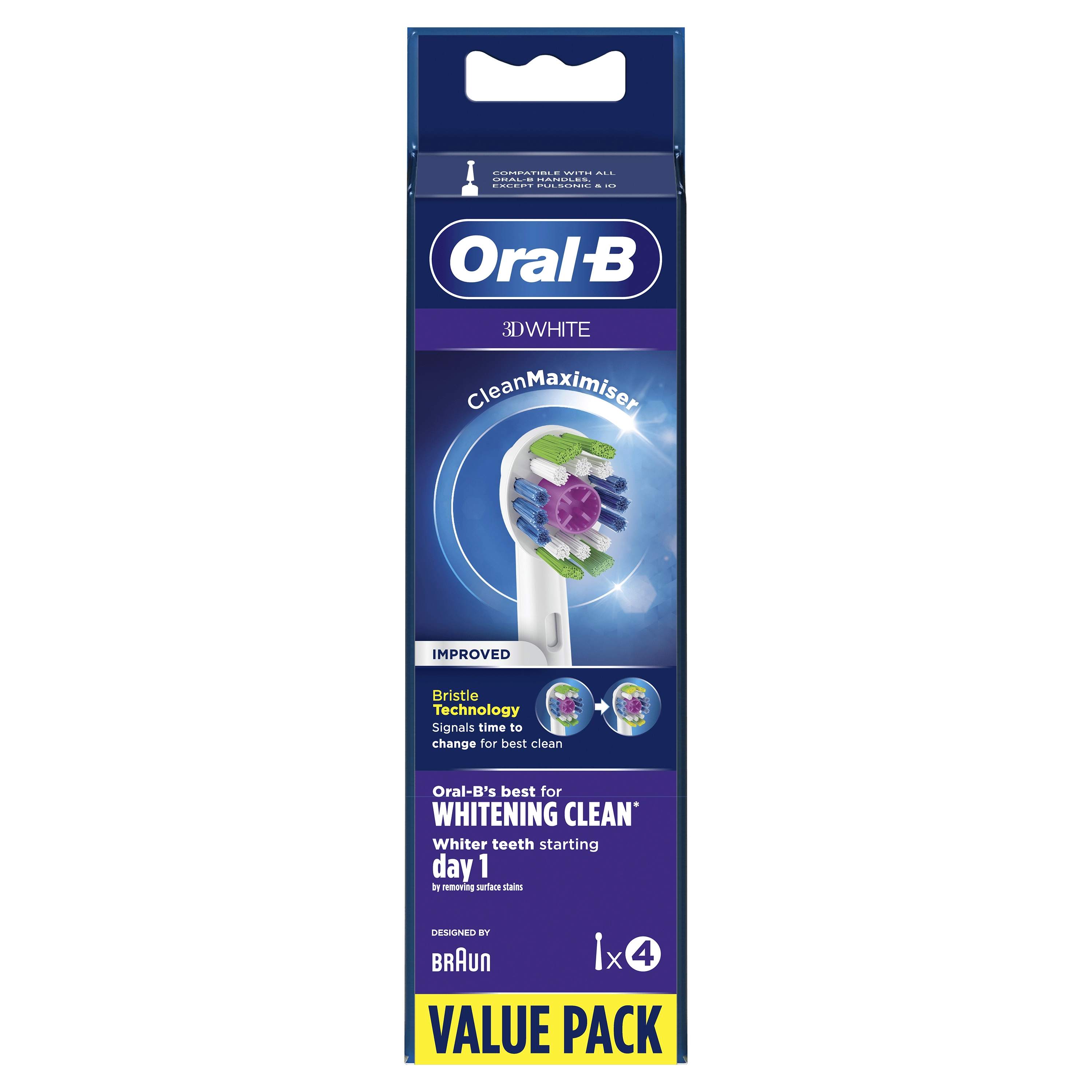 3D White - 3 Count Replacement Brush Heads