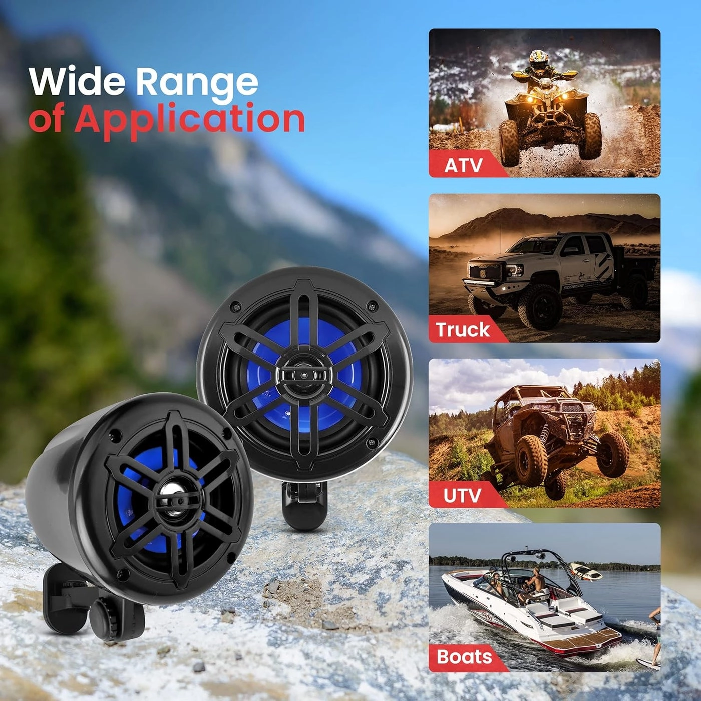 PDWRBT46BL - 4 inch 150W