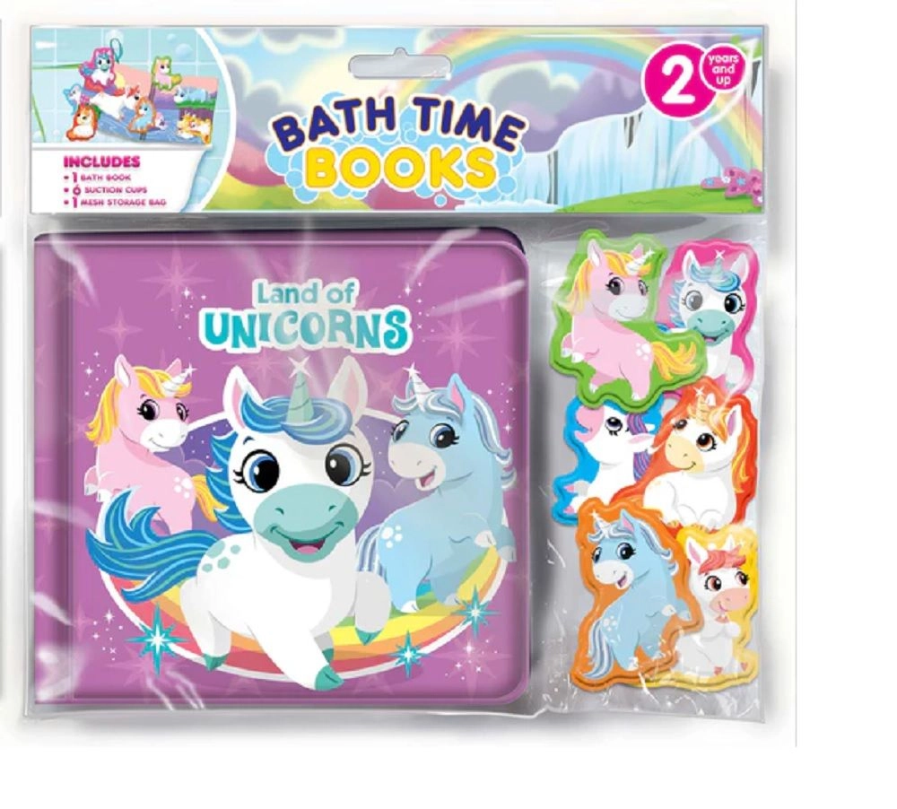 Unicorns Bathtime Book