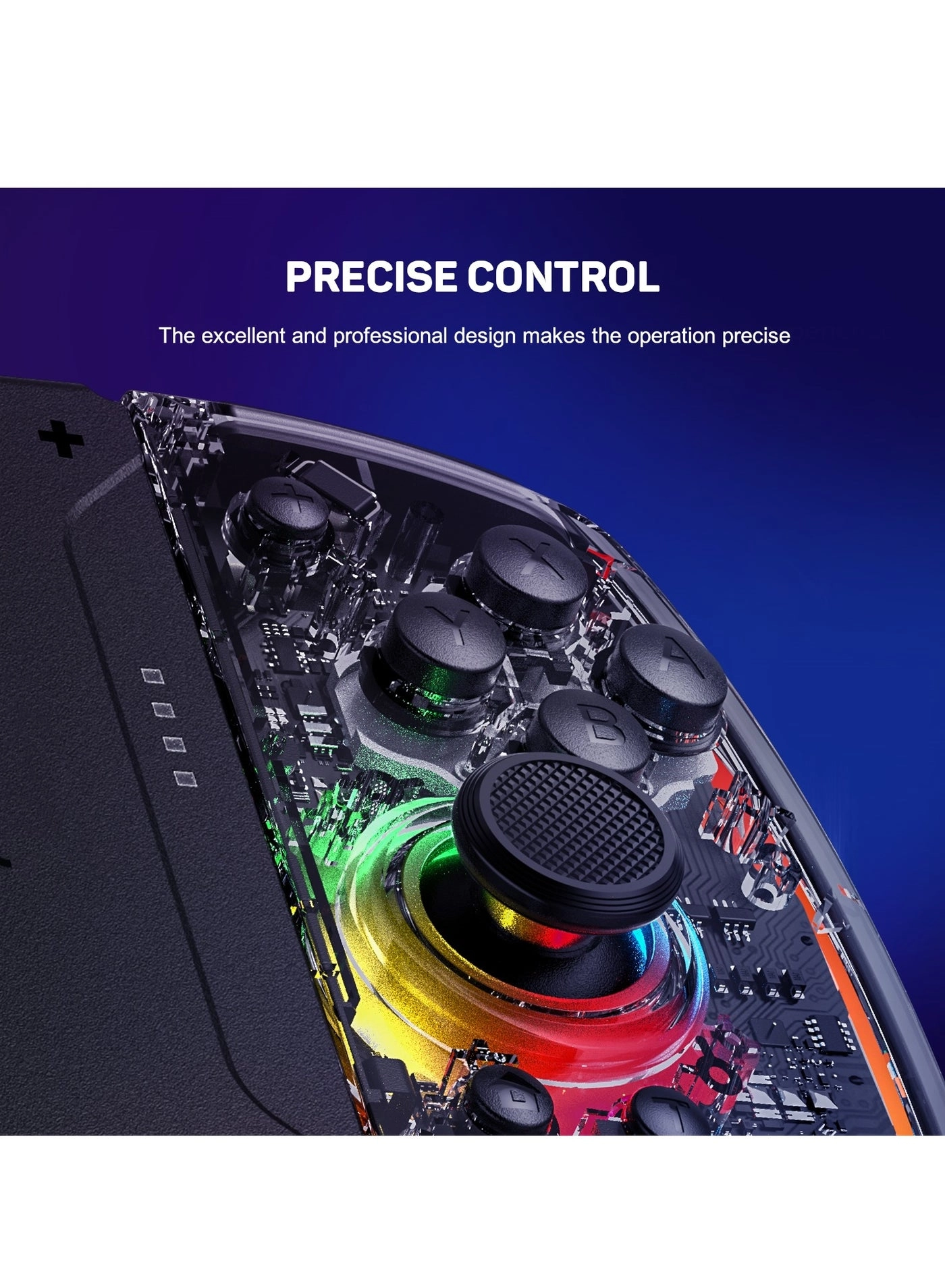 KS40 - Transparent Black Nintendo Switch