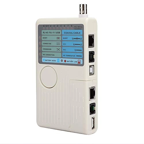 4-in-1 Cable Detector - RJ11/RJ45/BNC/USB one-touch