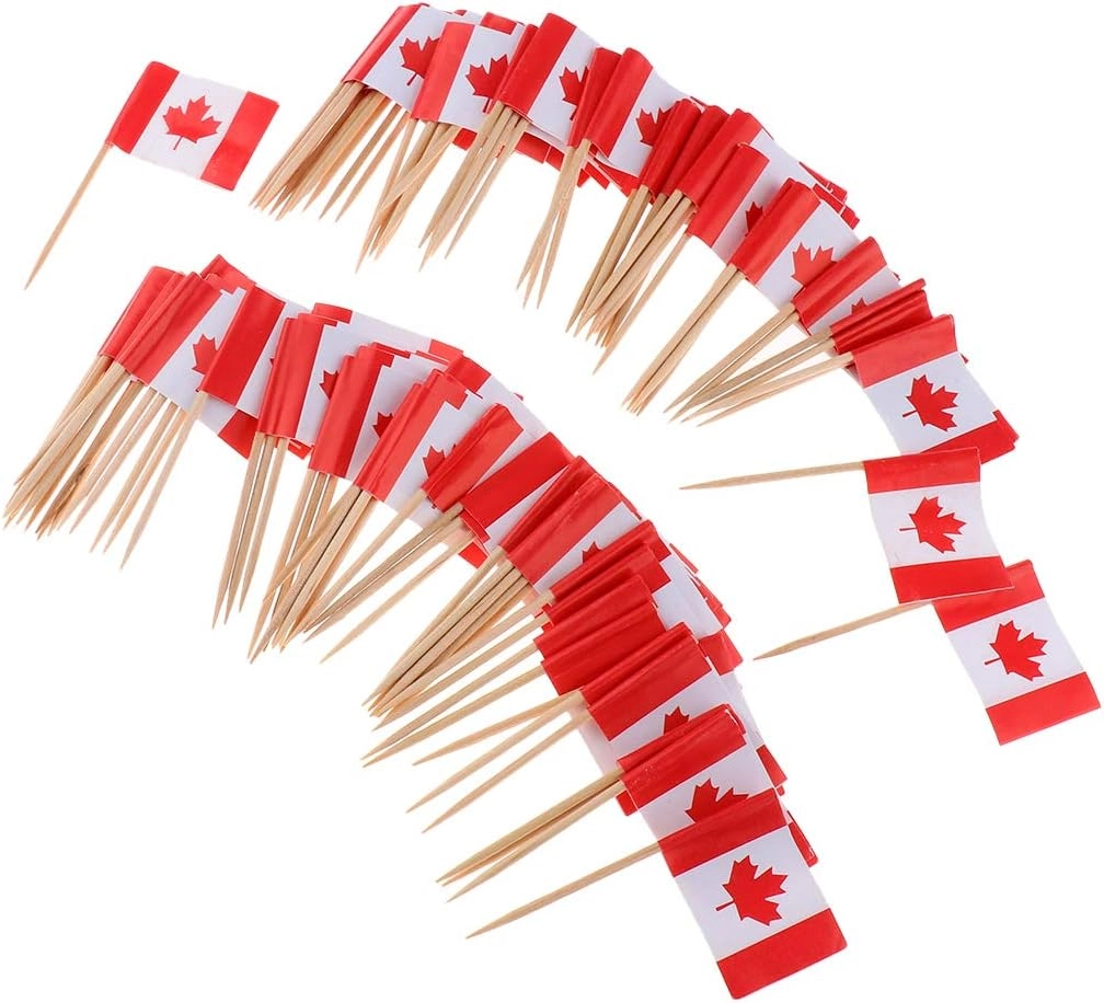 Flag Toothpicks - 100pcs wedding party birthday party