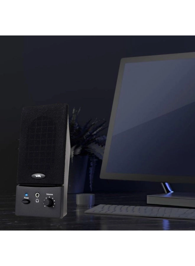 CA-2016 - USB Powered 2.0 3.5mm Audio Black