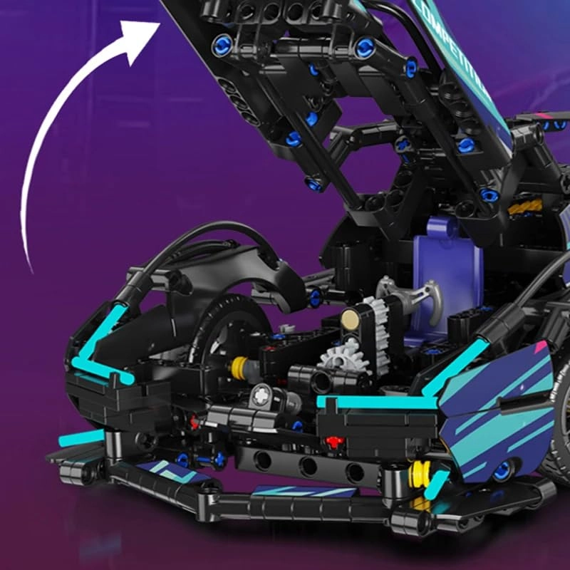 Super Sports Car Model Kit - 1149 pcs