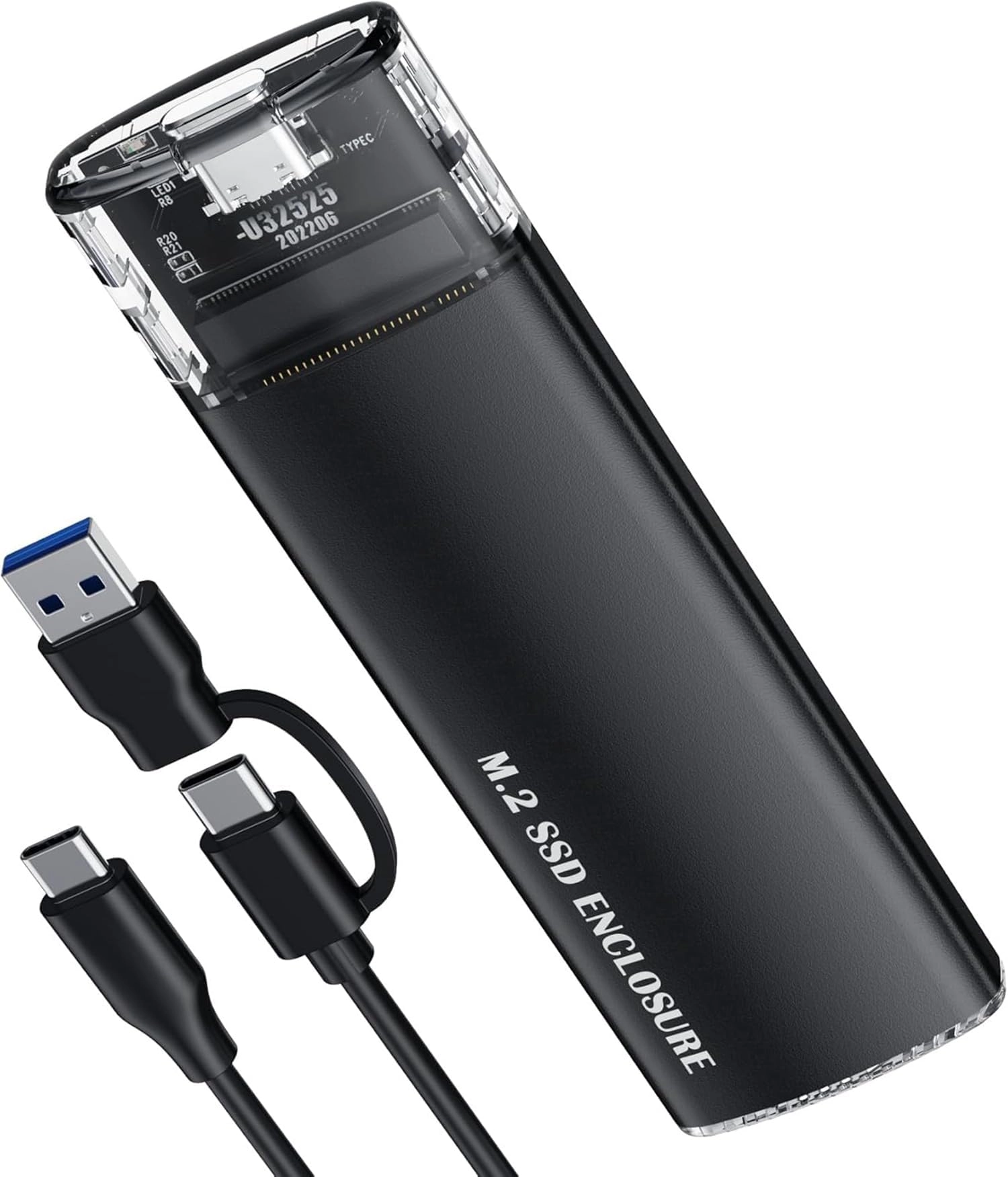 Dual Protocol M.2 SSD Case