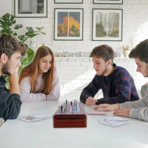 Cribbage Board - Wooden 3-Track
