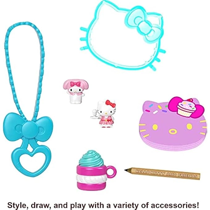 Cupcake Bakery Compact Hello Kitty - 2 Sanrio minis stationery notepad accessories 4+ years