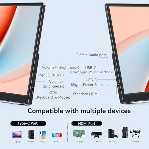 portable touchscreen monitor - 14 Inches 1920x1200