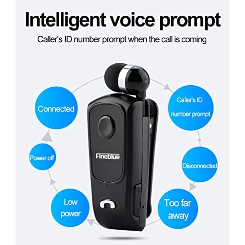 Bluetooth Headset for Universal - Bluetooth 4.0 Collar Clip