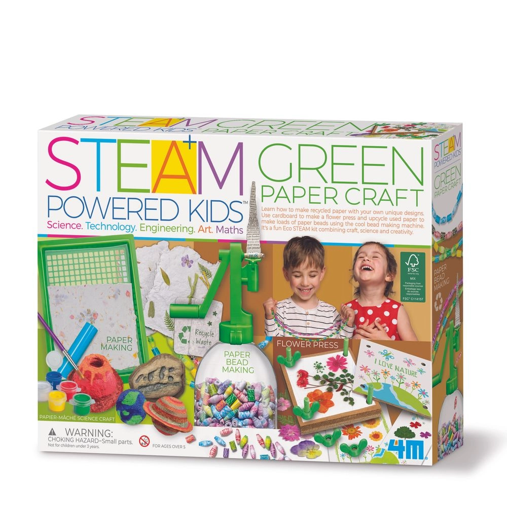 4M Green Paper Craft Recycling Kit - 5+ years